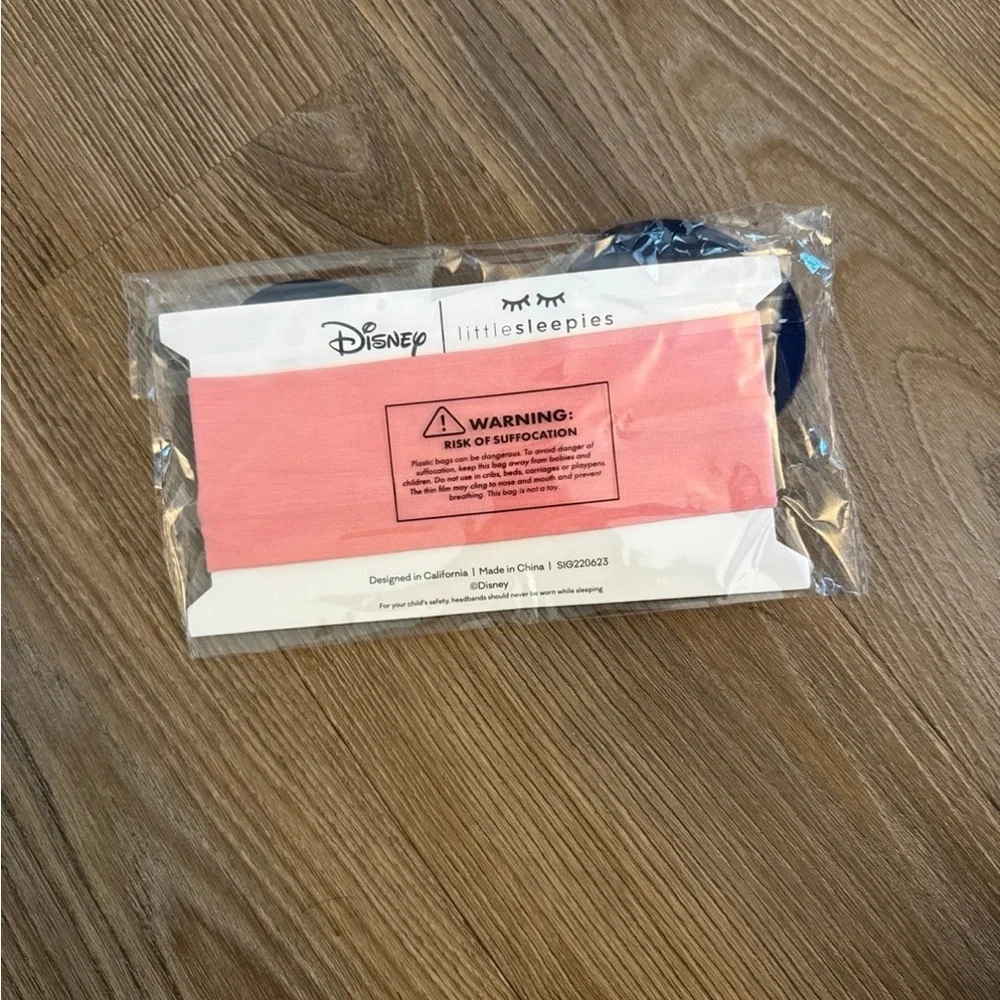 New Little Sleepies x Disney Minnie Mouse Luxe Bow Headband 4T-8Y